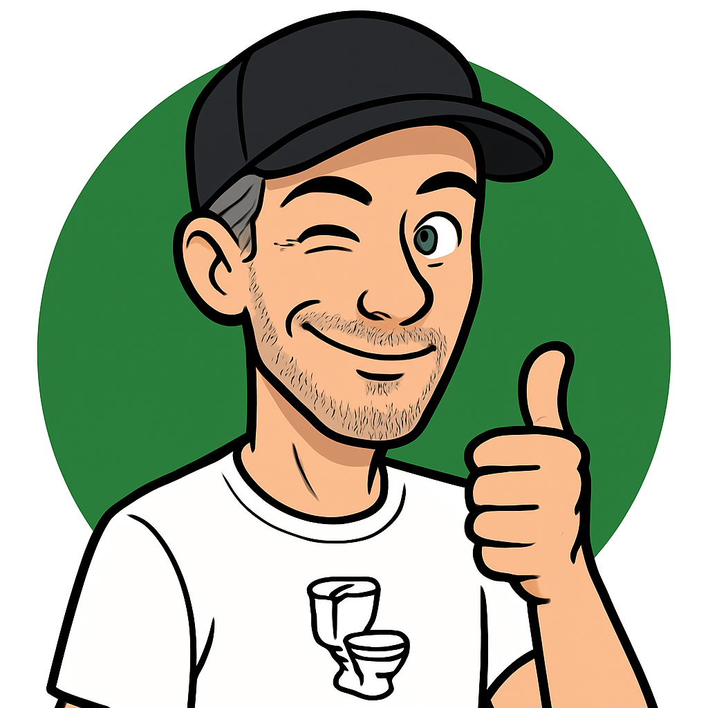Owen, the owner, winking and giving a thumbs up